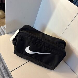Nike Black Belt Bag with White Logo